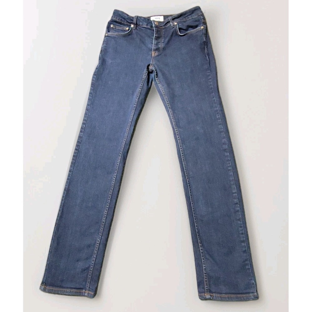 WESC Jeans‎ Men's W29 L32 Blue Slim Straight Dark Wash Denim